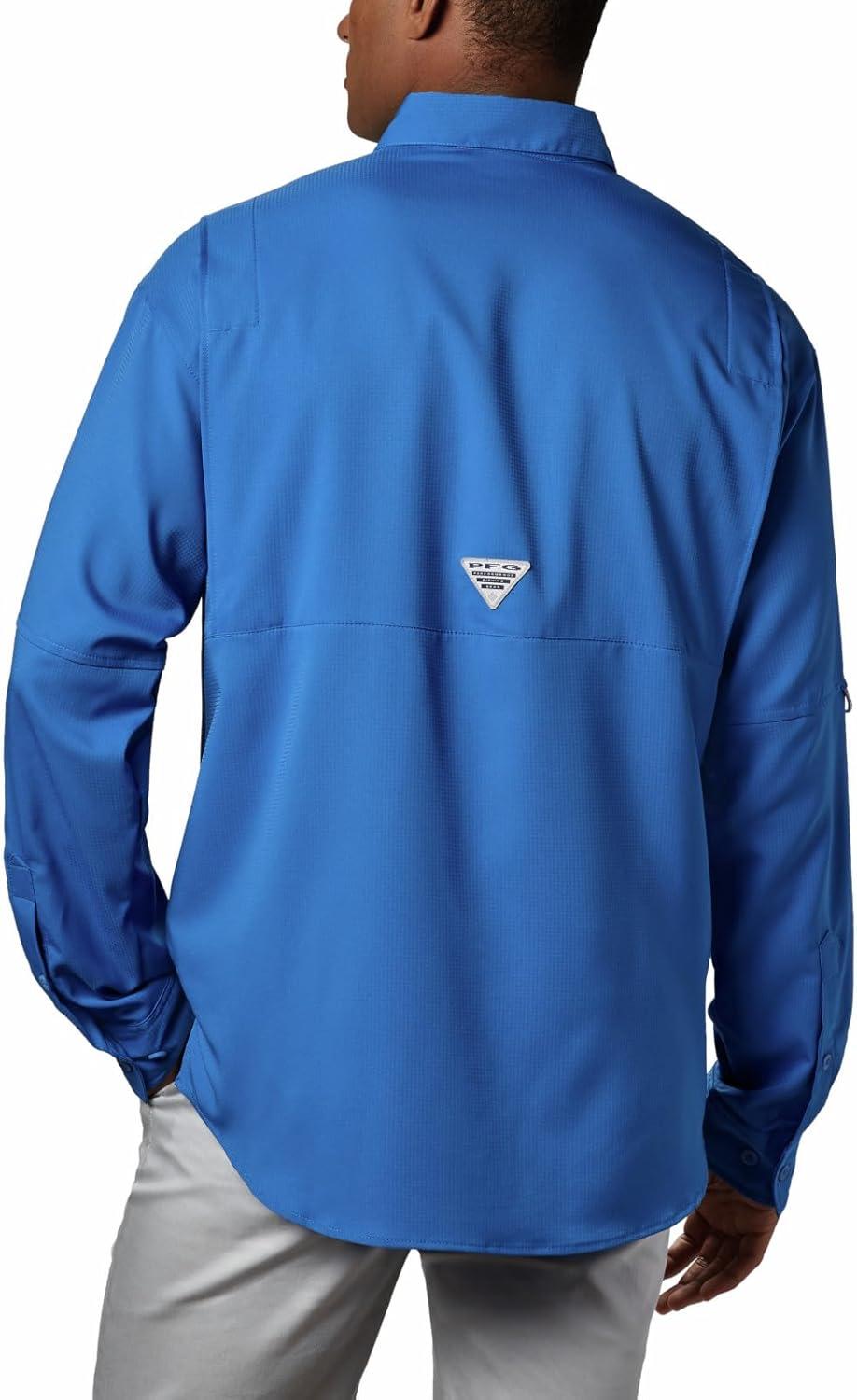 imageColumbia Mens PFG Tamiami Ii Long Sleeve ShirtVivid Blue