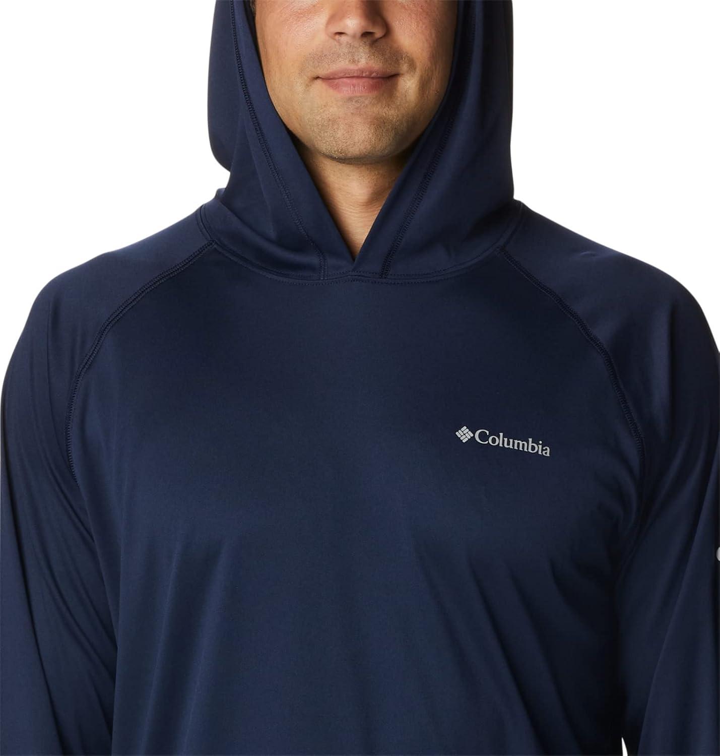 imageColumbia Mens PFG Uncharted HoodieCollegiate NavyWhite