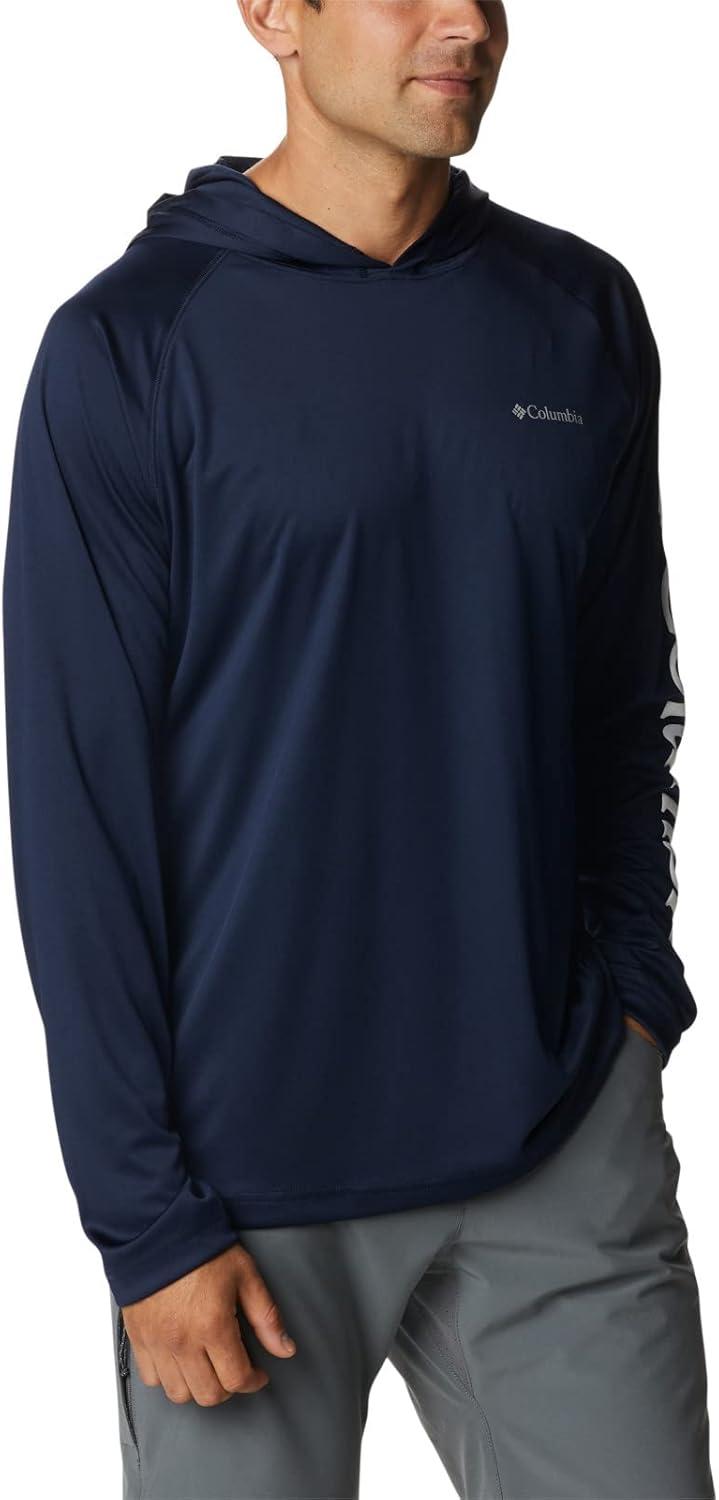 imageColumbia Mens PFG Uncharted HoodieCollegiate NavyWhite
