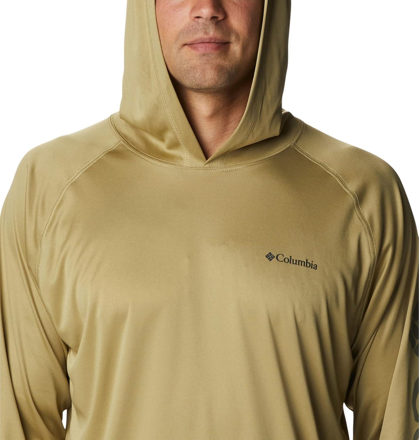 imageColumbia Mens PFG Uncharted HoodieSavoryStone Green