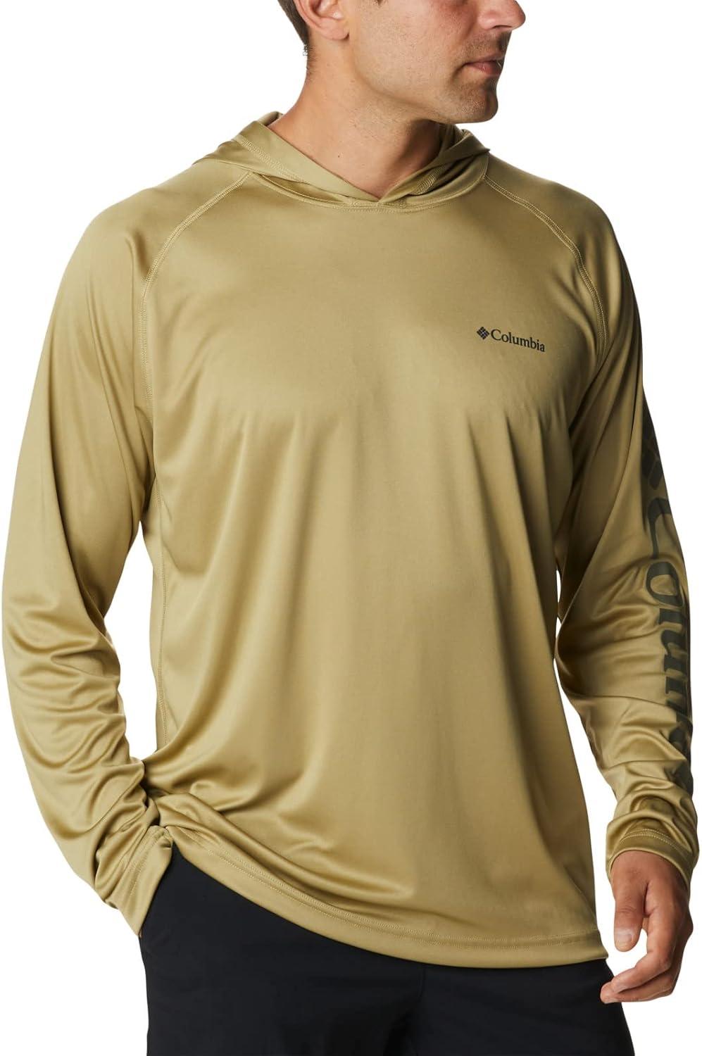 imageColumbia Mens PFG Uncharted HoodieSavoryStone Green