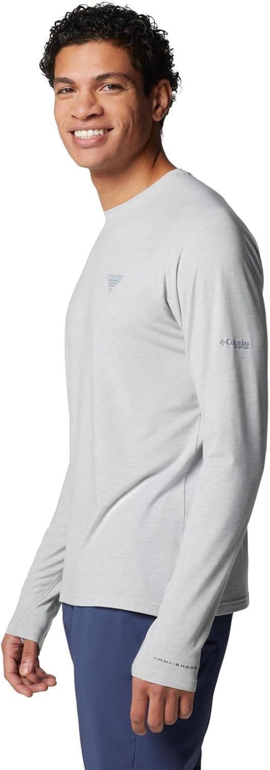 imageColumbia Mens PFG Uncharted Long SleeveCool Grey Heather