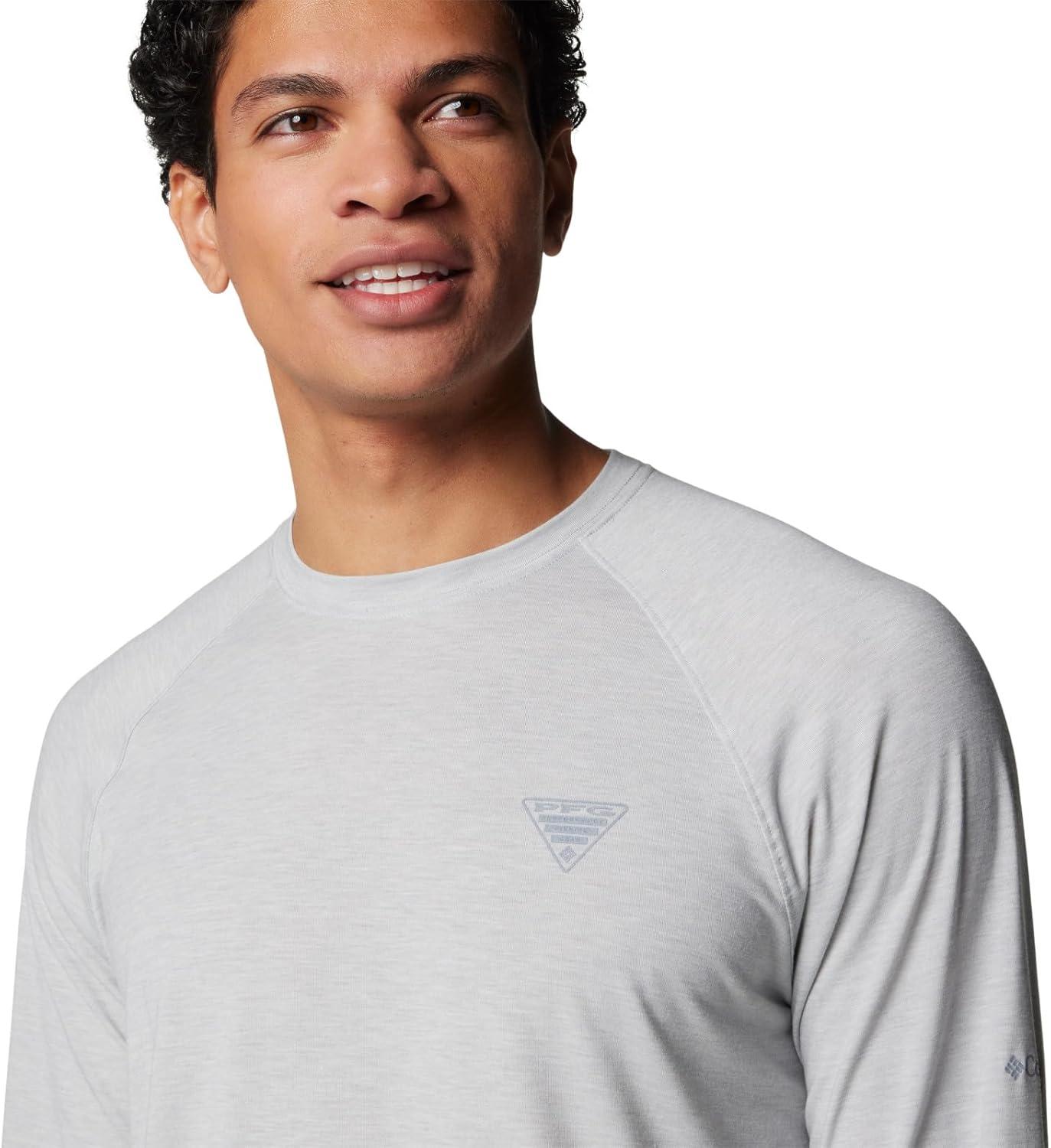 imageColumbia Mens PFG Uncharted Long SleeveCool Grey Heather