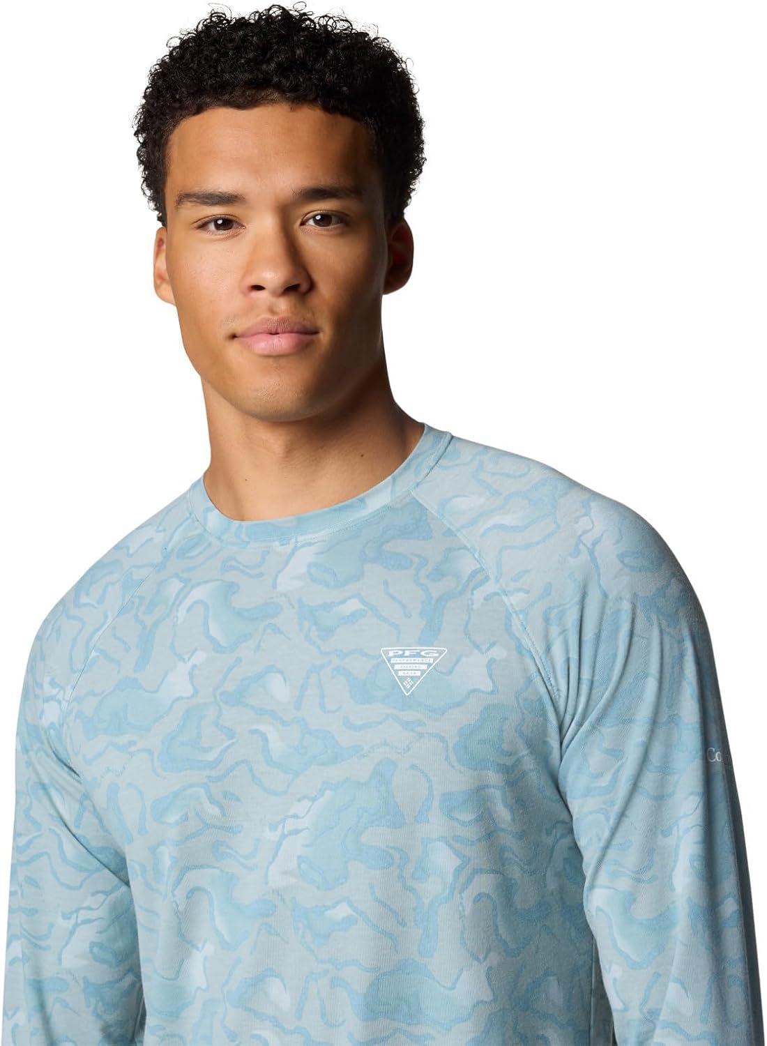 imageColumbia Mens PFG Uncharted Long SleeveCrushed Blue Swamplands