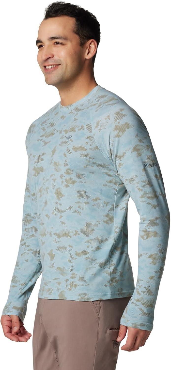 imageColumbia Mens PFG Uncharted Long SleeveCrushed Blue Uncharted Waters