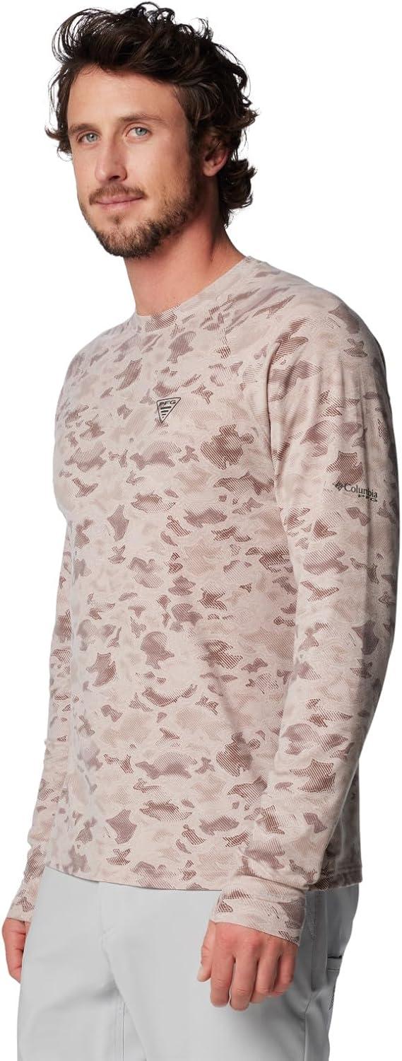 imageColumbia Mens PFG Uncharted Long SleeveCrushed Clay Uncharted Waters