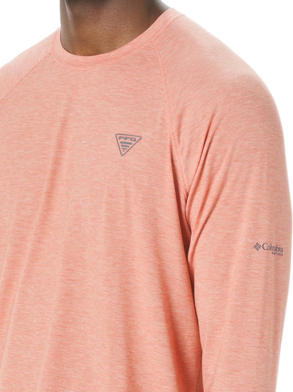 imageColumbia Mens PFG Uncharted Long SleeveFaded Peach Heather