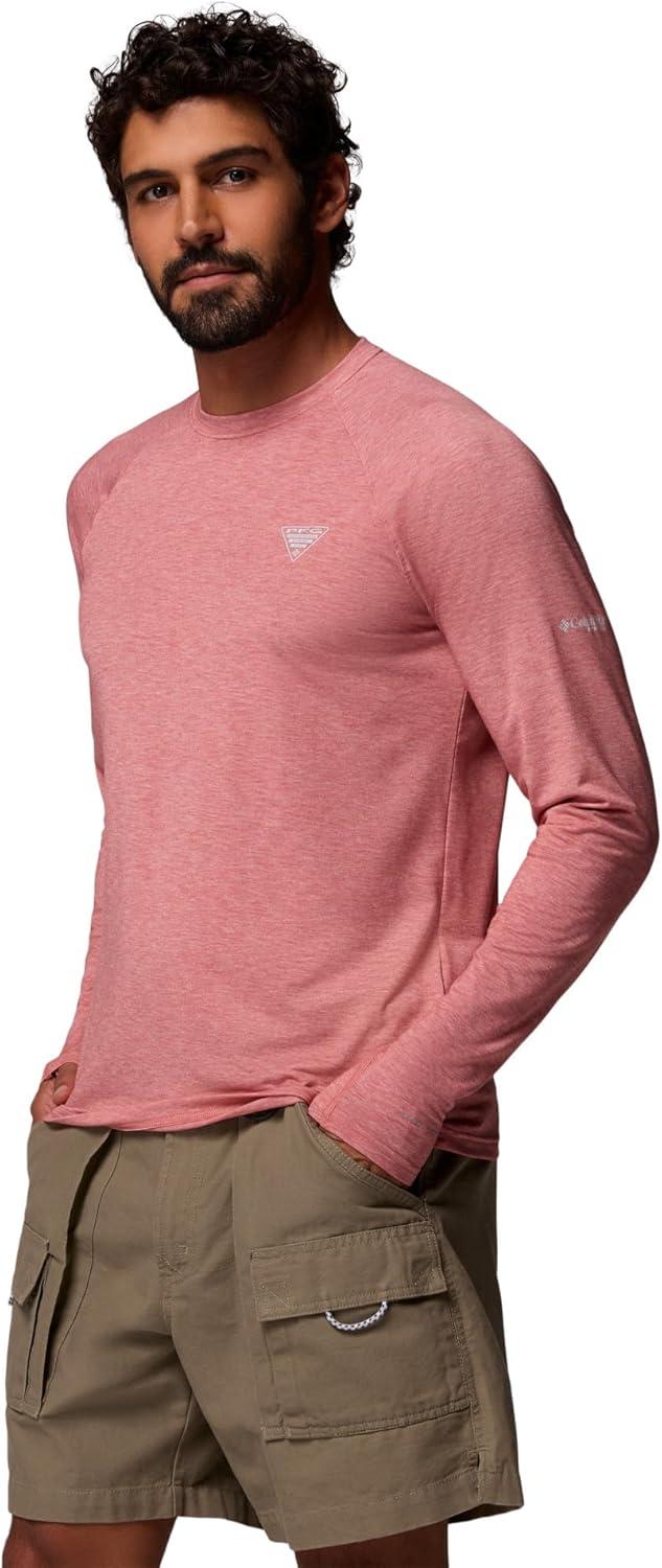 imageColumbia Mens PFG Uncharted Long SleeveRosewood Heather