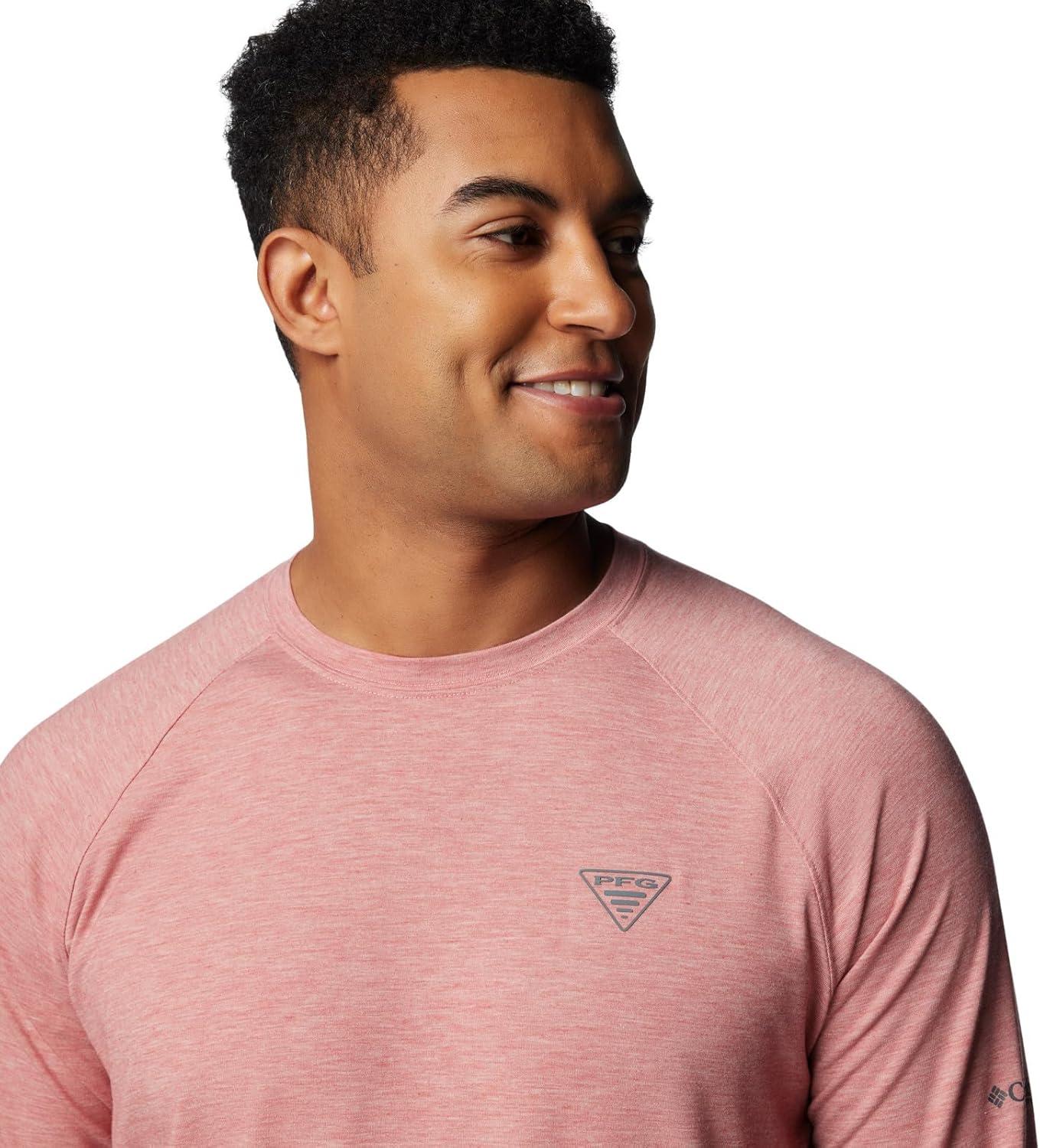 imageColumbia Mens PFG Uncharted Long SleeveSandalwood Pink Heather