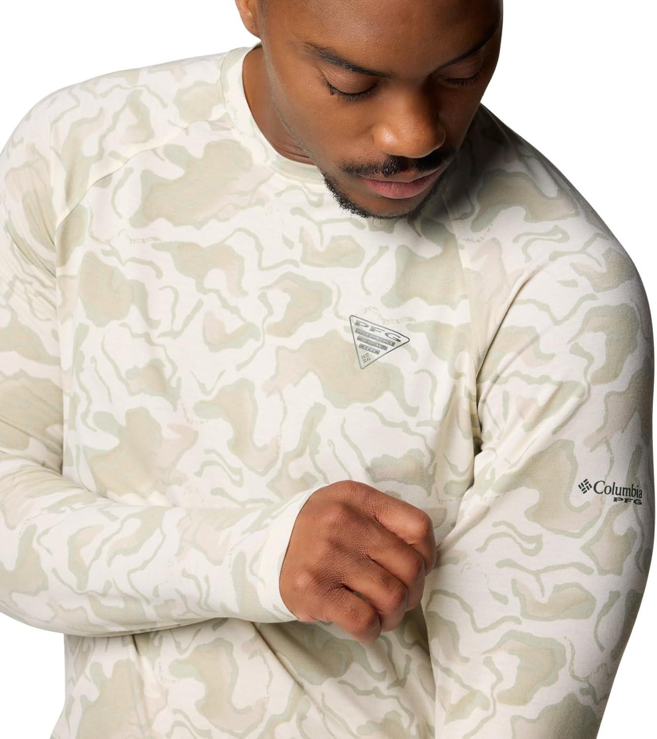 imageColumbia Mens PFG Uncharted Long SleeveStone Swamplands