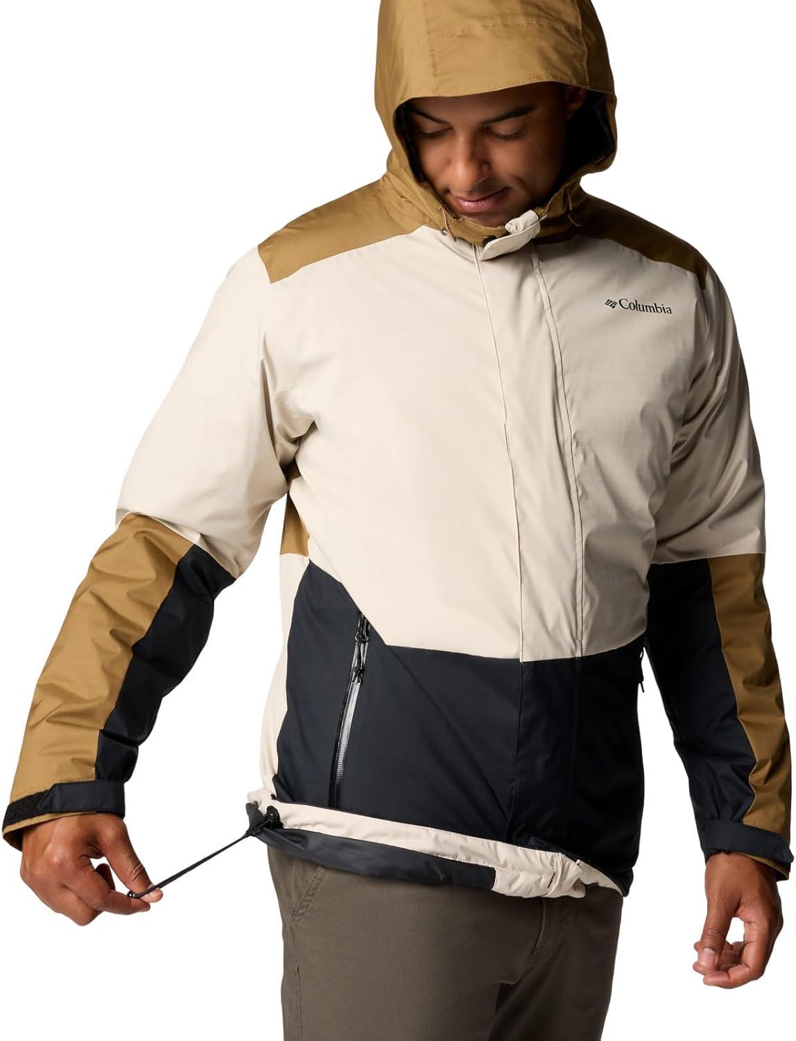 imageColumbia Mens Point Park Interchange JacketDark StoneDeltaBlack