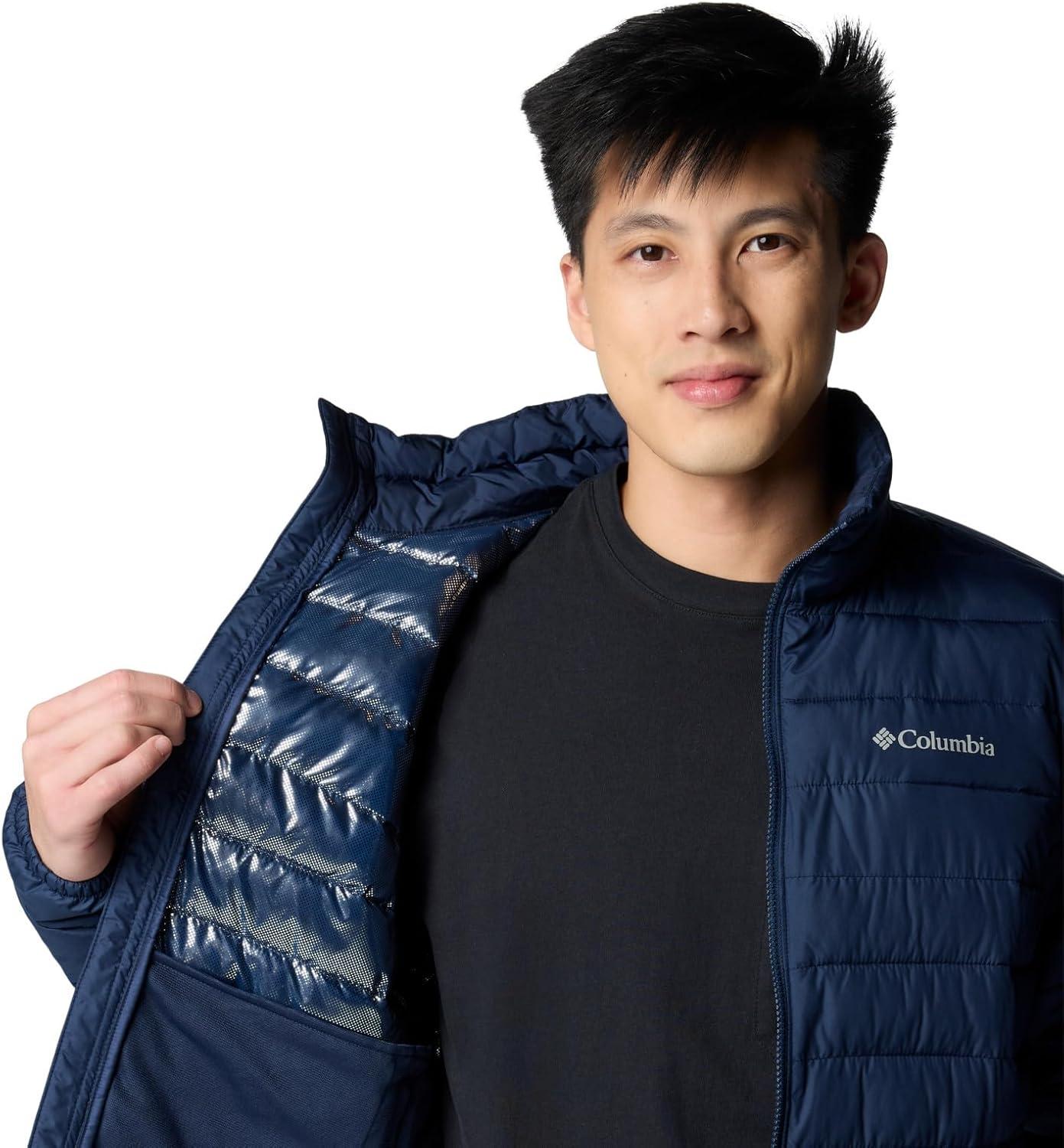 imageColumbia Mens Point Park Interchange JacketMountain BlueCollegiate Navy