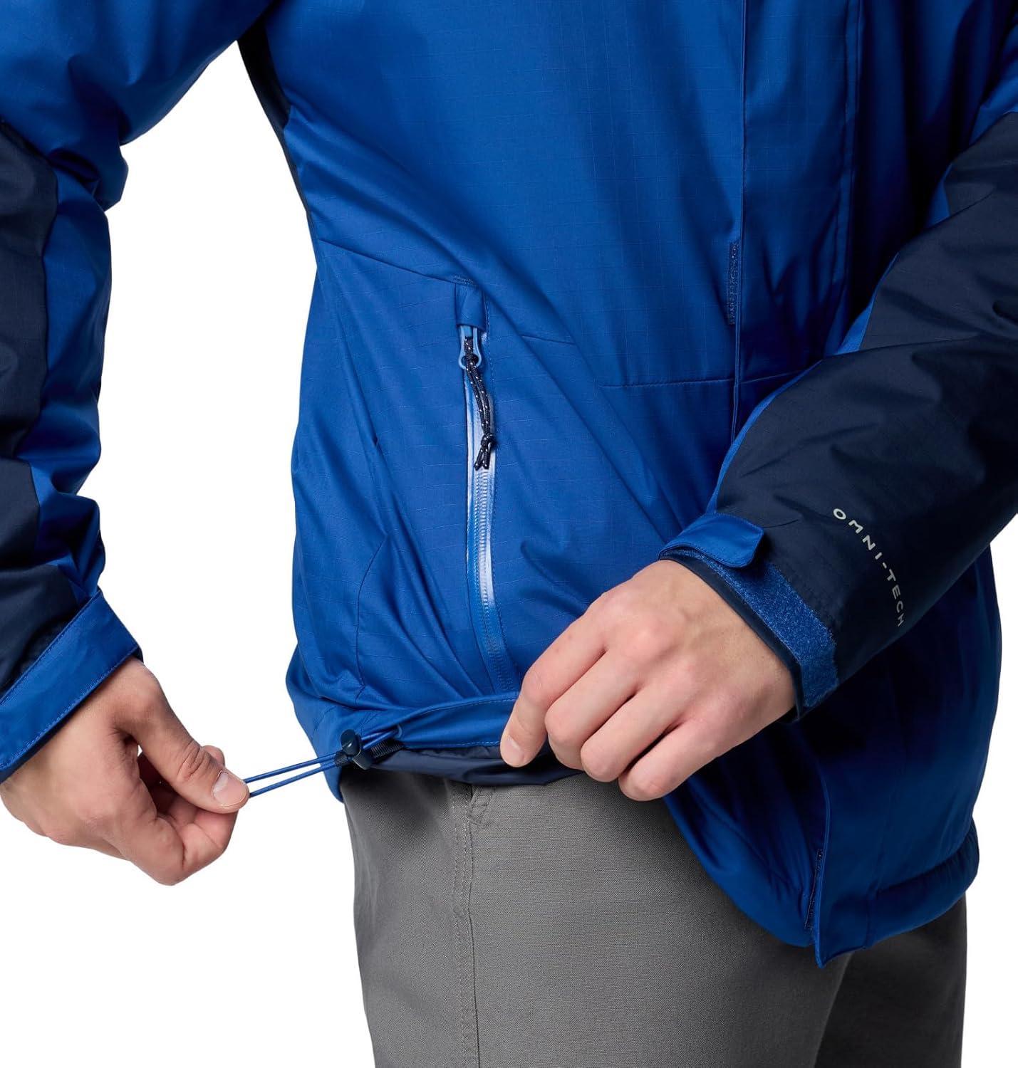 imageColumbia Mens Point Park Interchange JacketMountain BlueCollegiate Navy