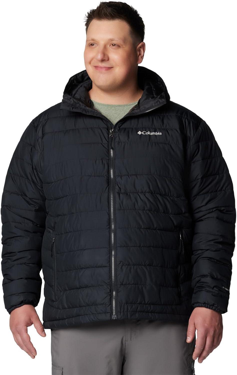 imageColumbia Mens Powder Lite II Hooded JacketBlack