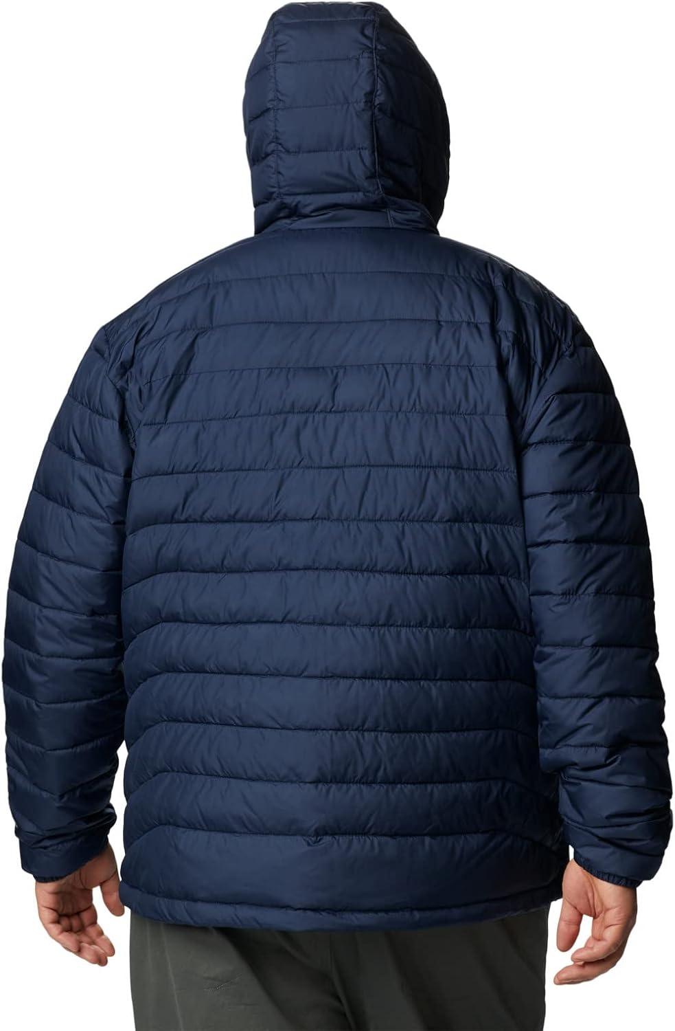 imageColumbia Mens Powder Lite II Hooded JacketCollegiate Navy