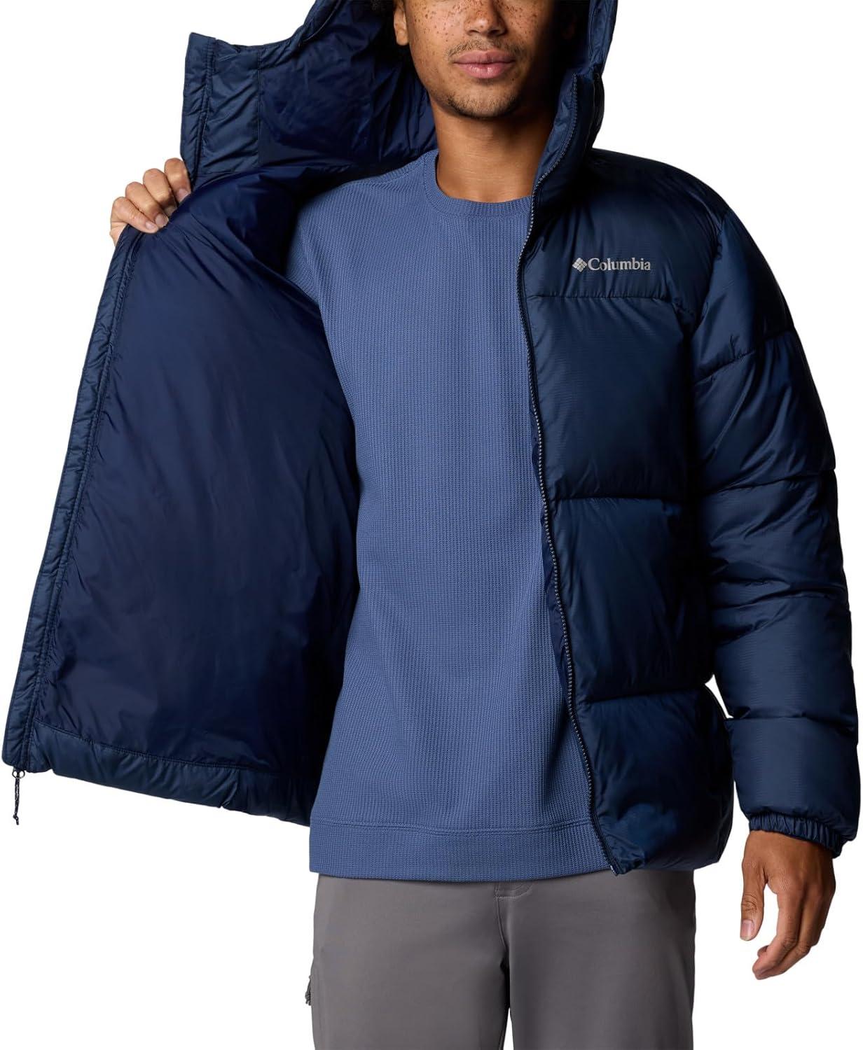 imageColumbia Mens Puffect II Hooded JacketCollegiate Navy