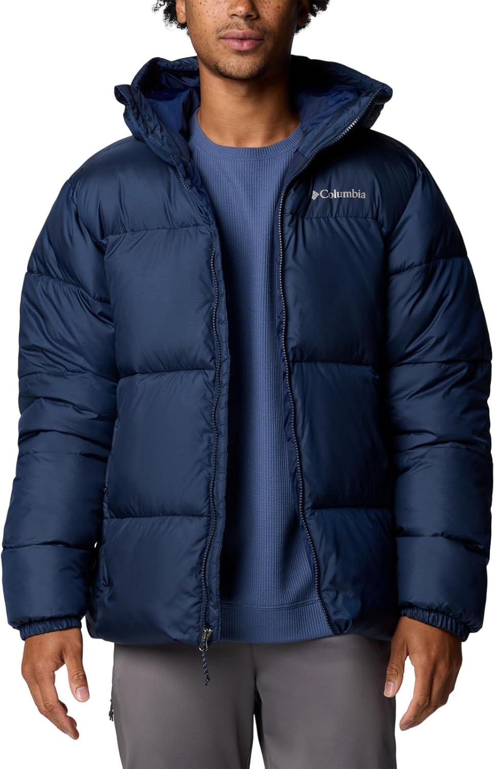 imageColumbia Mens Puffect II Hooded JacketCollegiate Navy