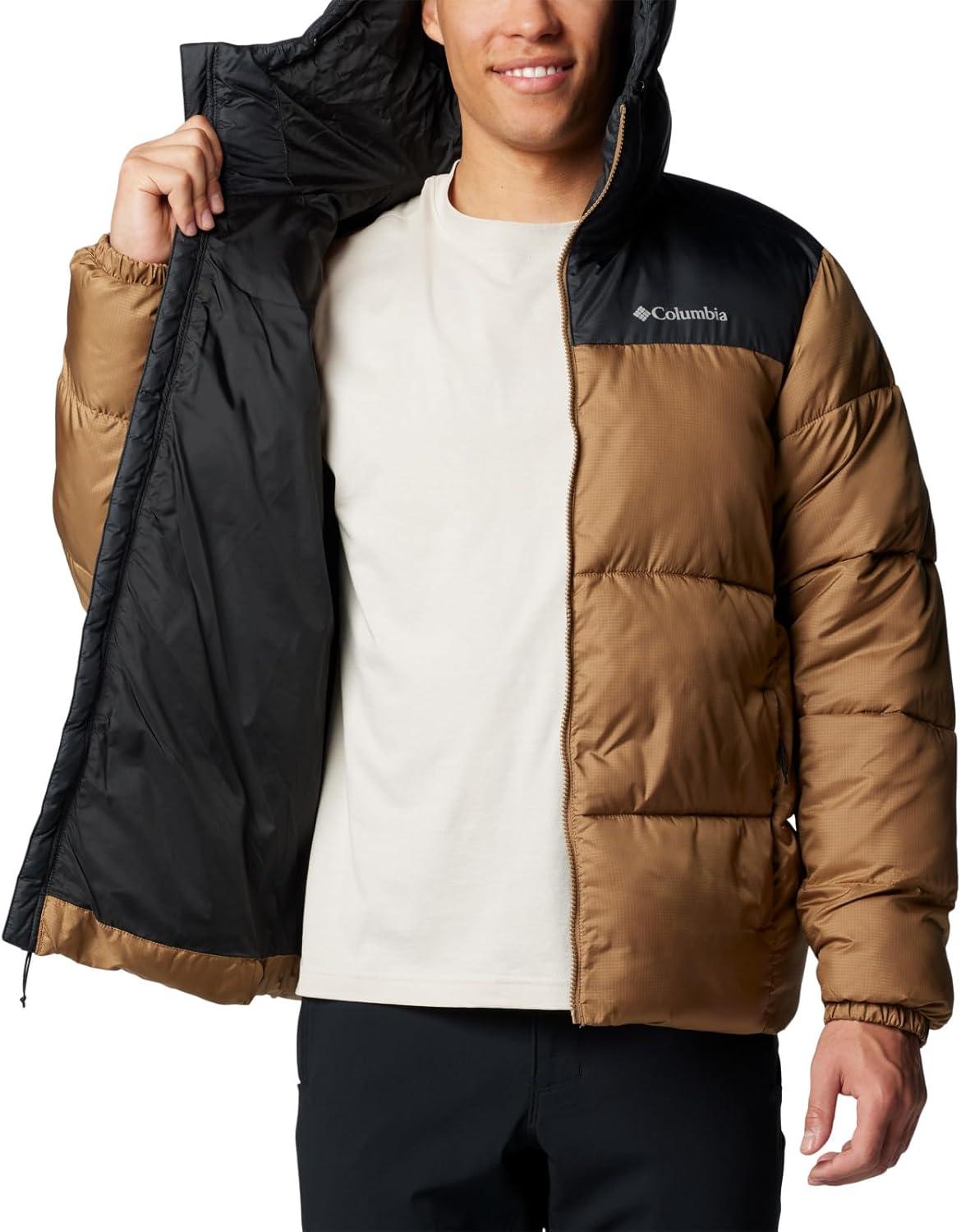 imageColumbia Mens Puffect II Hooded JacketDeltaBlack