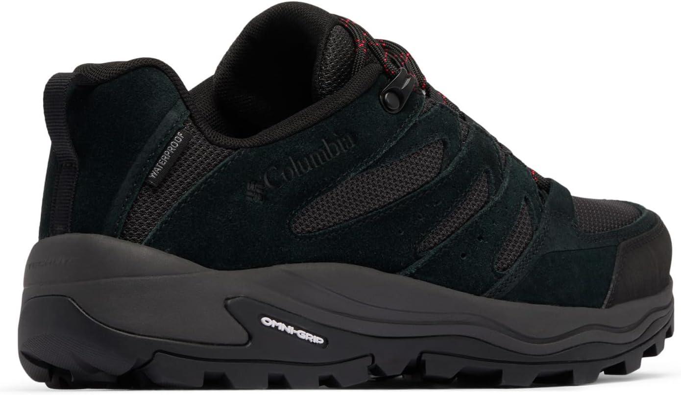 imageColumbia Mens Redmond IV Low WaterproofBlackMountain Red