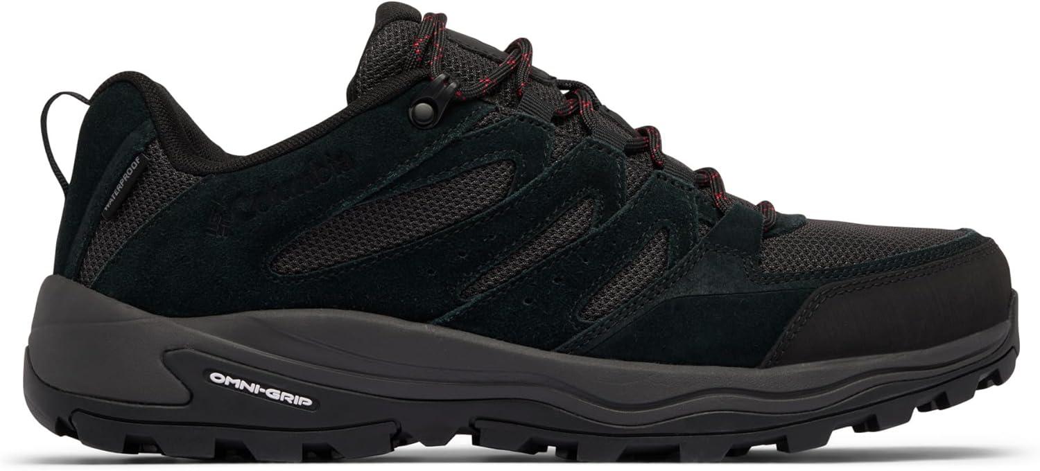 imageColumbia Mens Redmond IV Low WaterproofBlackMountain Red