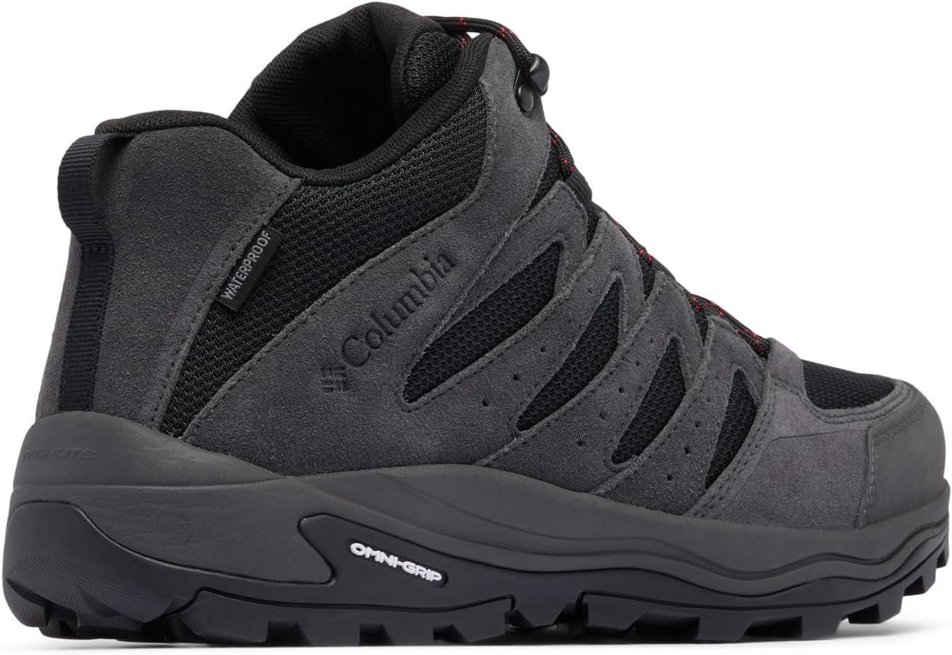 imageColumbia Mens Redmond Iv Mid WaterproofBlackMountain Red