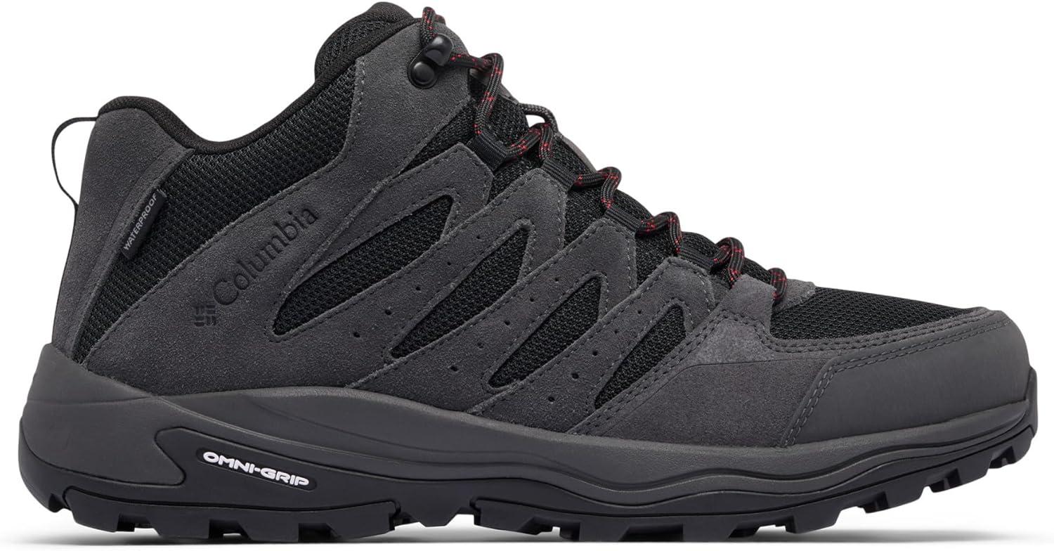 imageColumbia Mens Redmond Iv Mid WaterproofBlackMountain Red