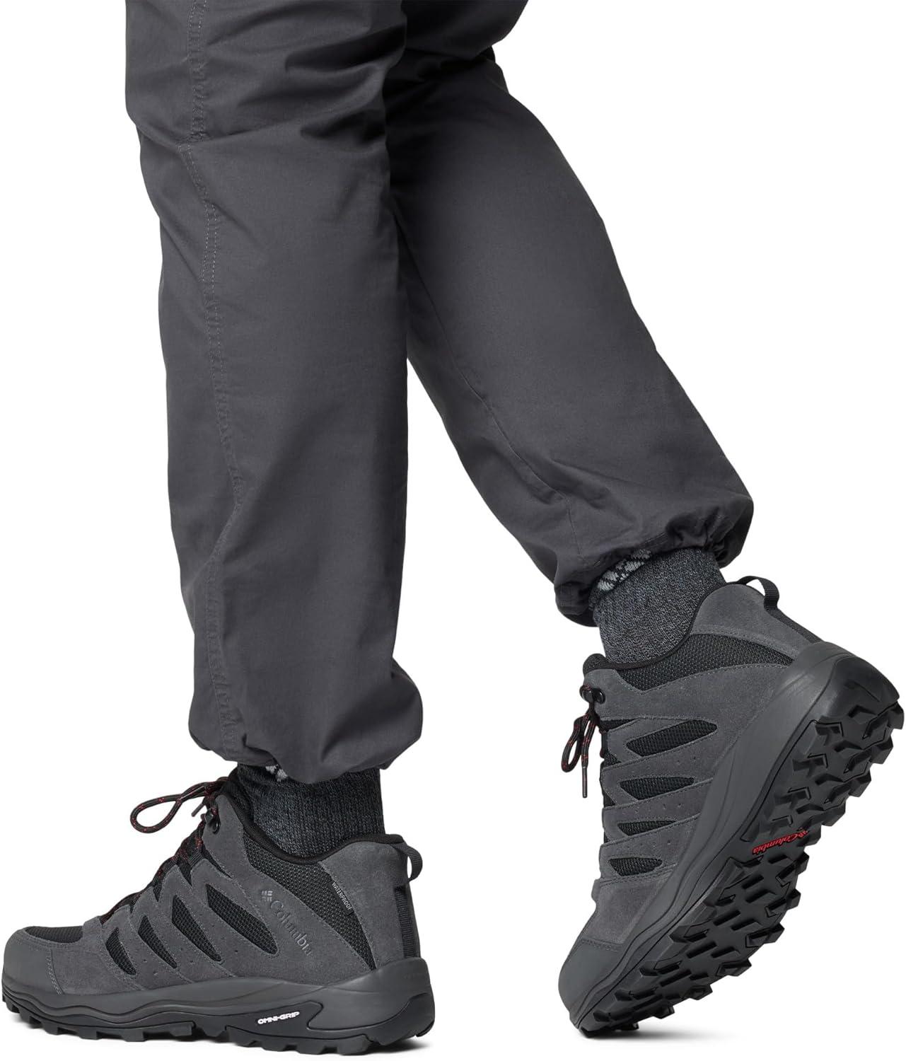 imageColumbia Mens Redmond Iv Mid WaterproofBlackMountain Red