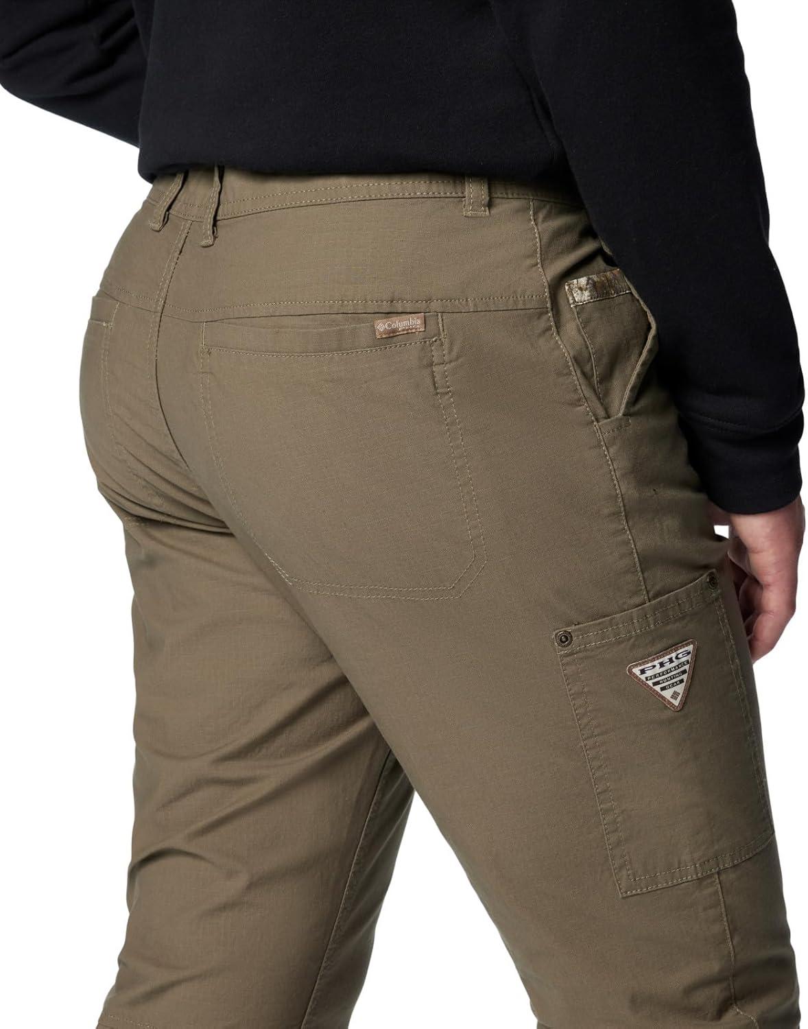 imageColumbia Mens Roughtail Utility PantStone GreenTimberwoods Camo