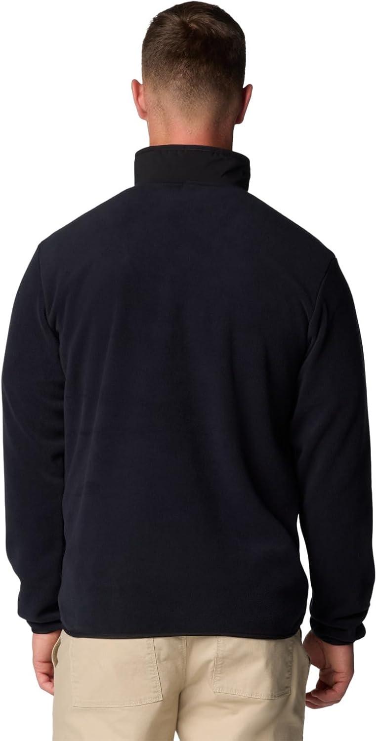 imageColumbia Mens Sequoia Grove Half Zip FleeceBlackBlackAncient Fossil Pulls