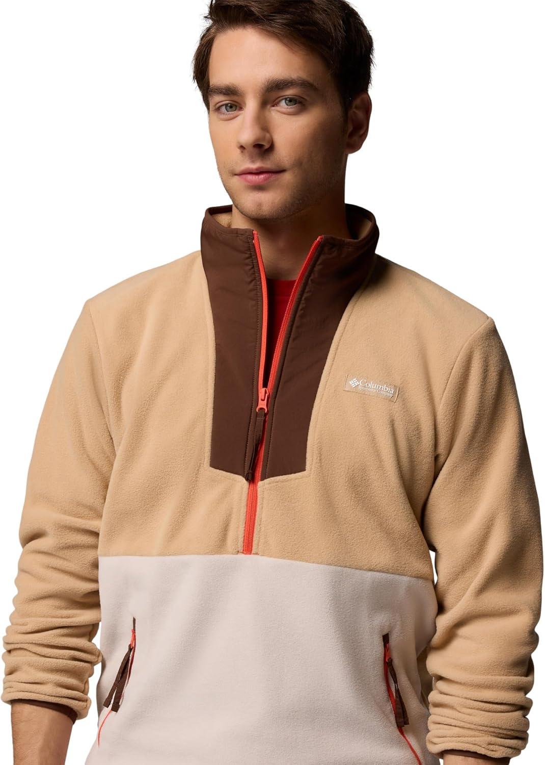 imageColumbia Mens Sequoia Grove Half Zip FleeceCanoeDark StoneTobacco