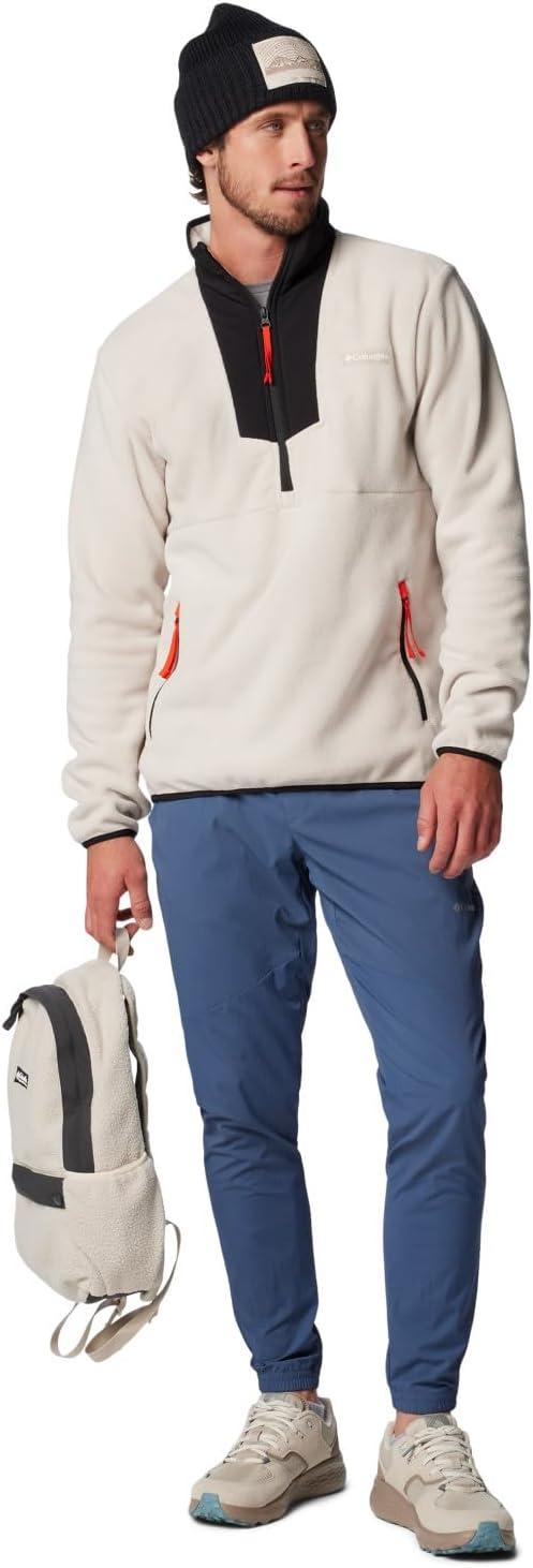 imageColumbia Mens Sequoia Grove Half Zip FleeceDark StoneBlackSpicy Pulls