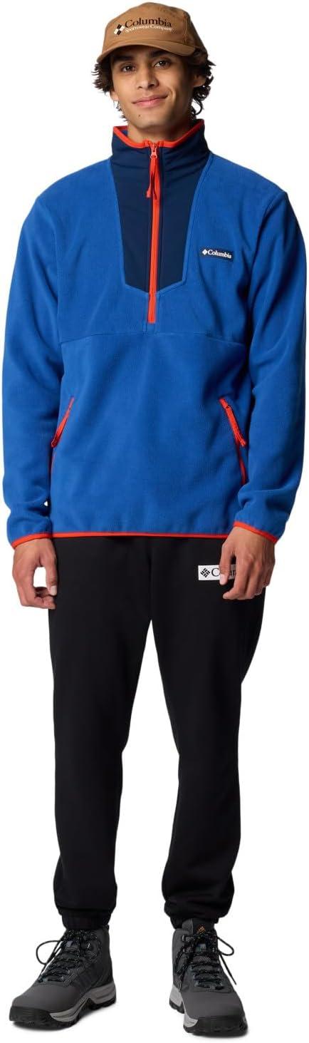 imageColumbia Mens Sequoia Grove Half Zip FleeceMountain BlueCollegiate NavySpicy
