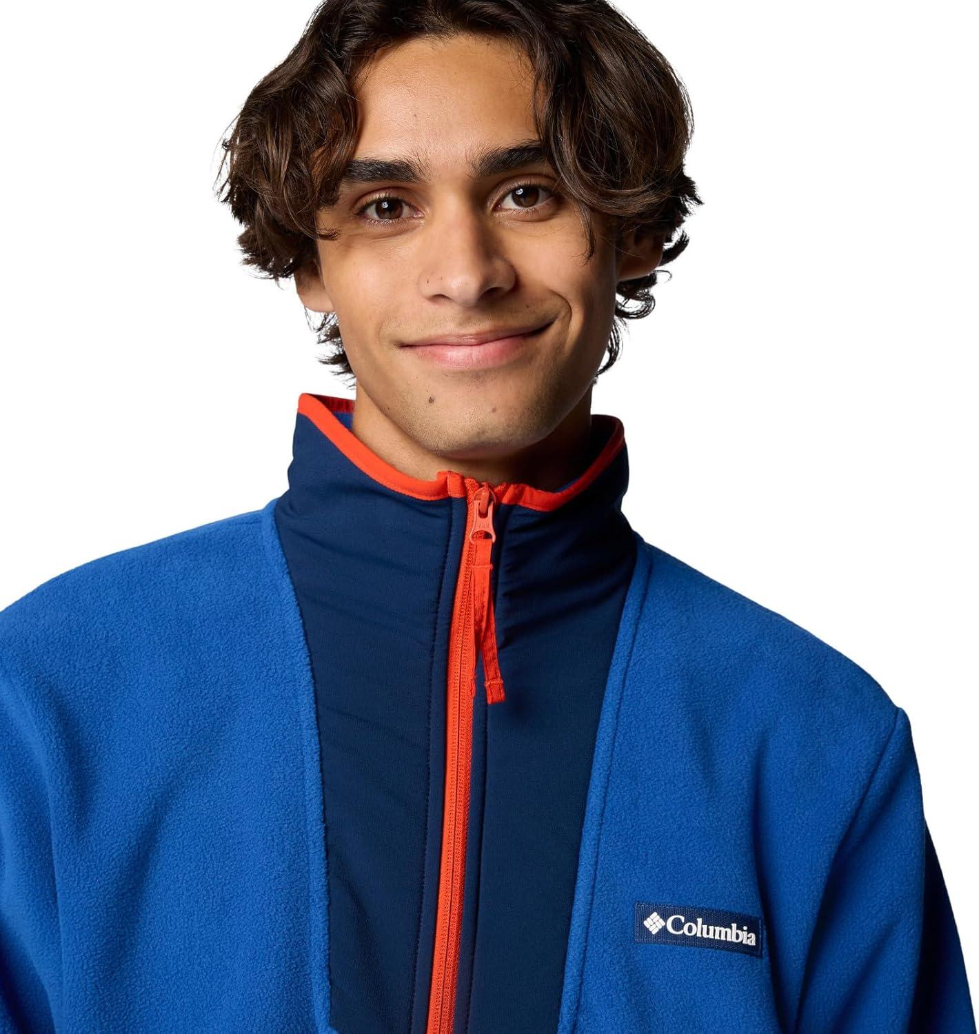 imageColumbia Mens Sequoia Grove Half Zip FleeceMountain BlueCollegiate NavySpicy