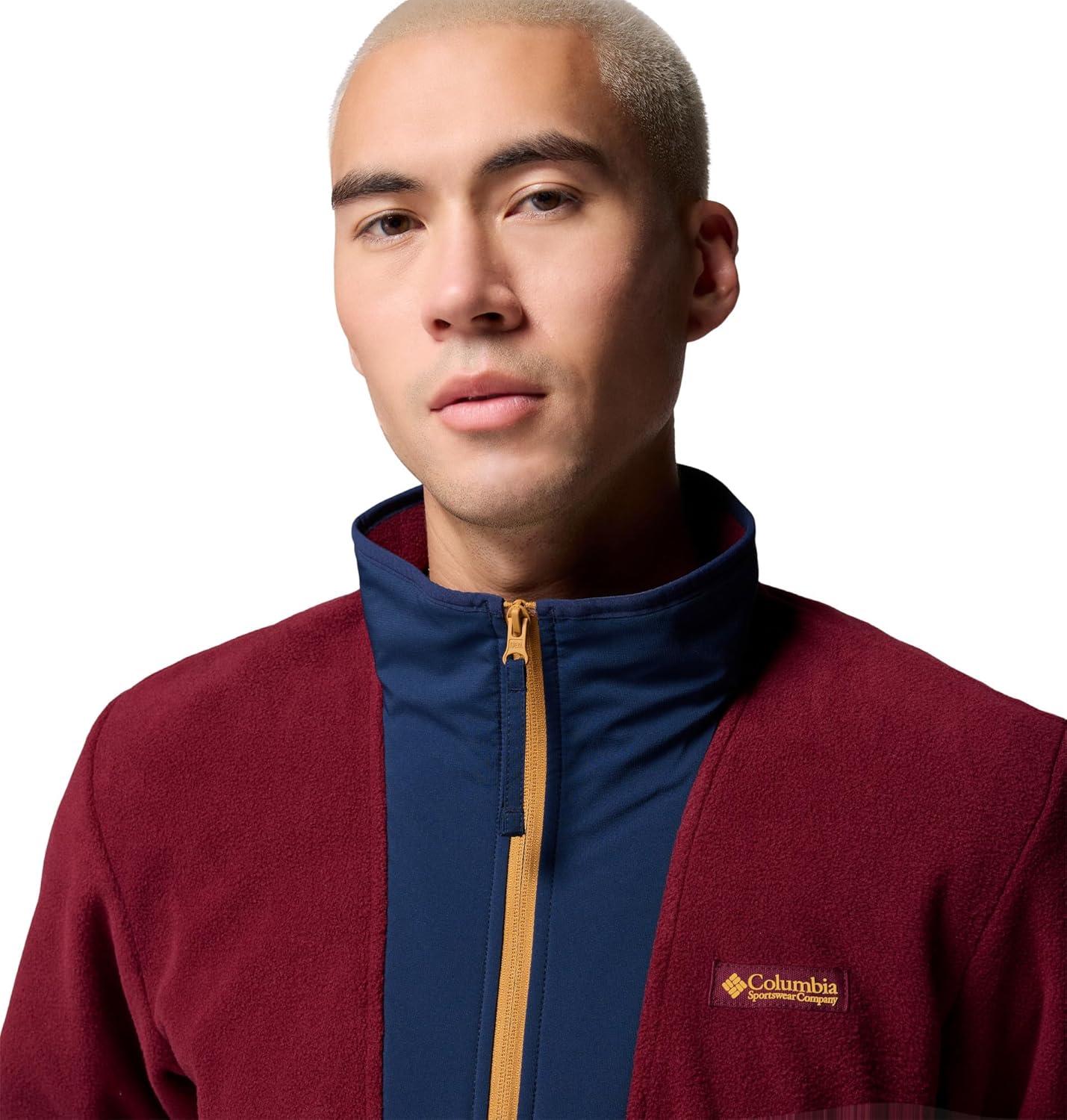 imageColumbia Mens Sequoia Grove Half Zip FleeceRich WineCollegiate Navy