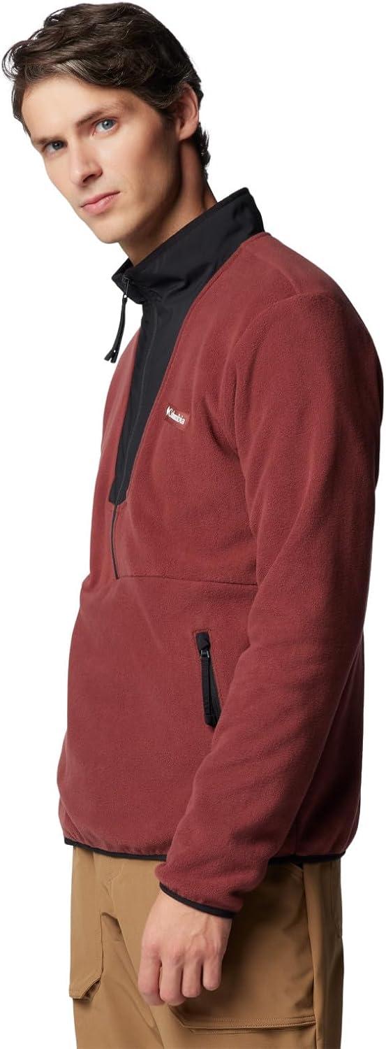 imageColumbia Mens Sequoia Grove Half Zip FleeceSpiceBlackSpicy Pulls