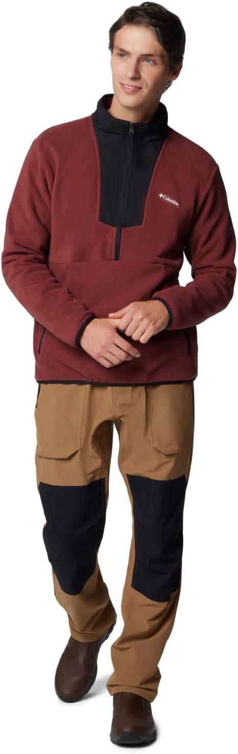 imageColumbia Mens Sequoia Grove Half Zip FleeceSpiceBlackSpicy Pulls