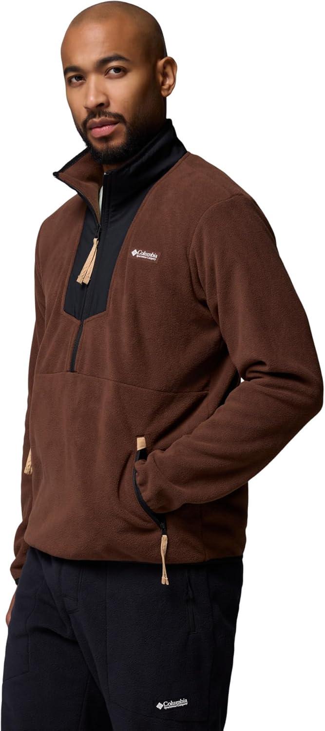 imageColumbia Mens Sequoia Grove Half Zip FleeceTobaccoBlack