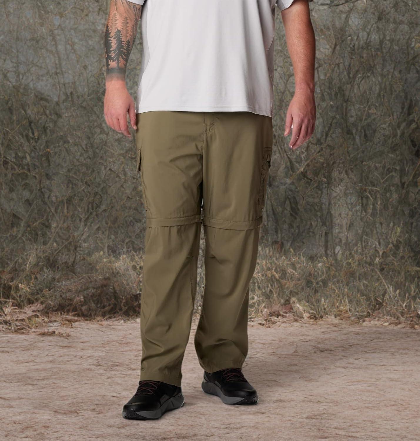 imageColumbia Mens Silver Ridge Utility Convertible Hiking PantStone Green