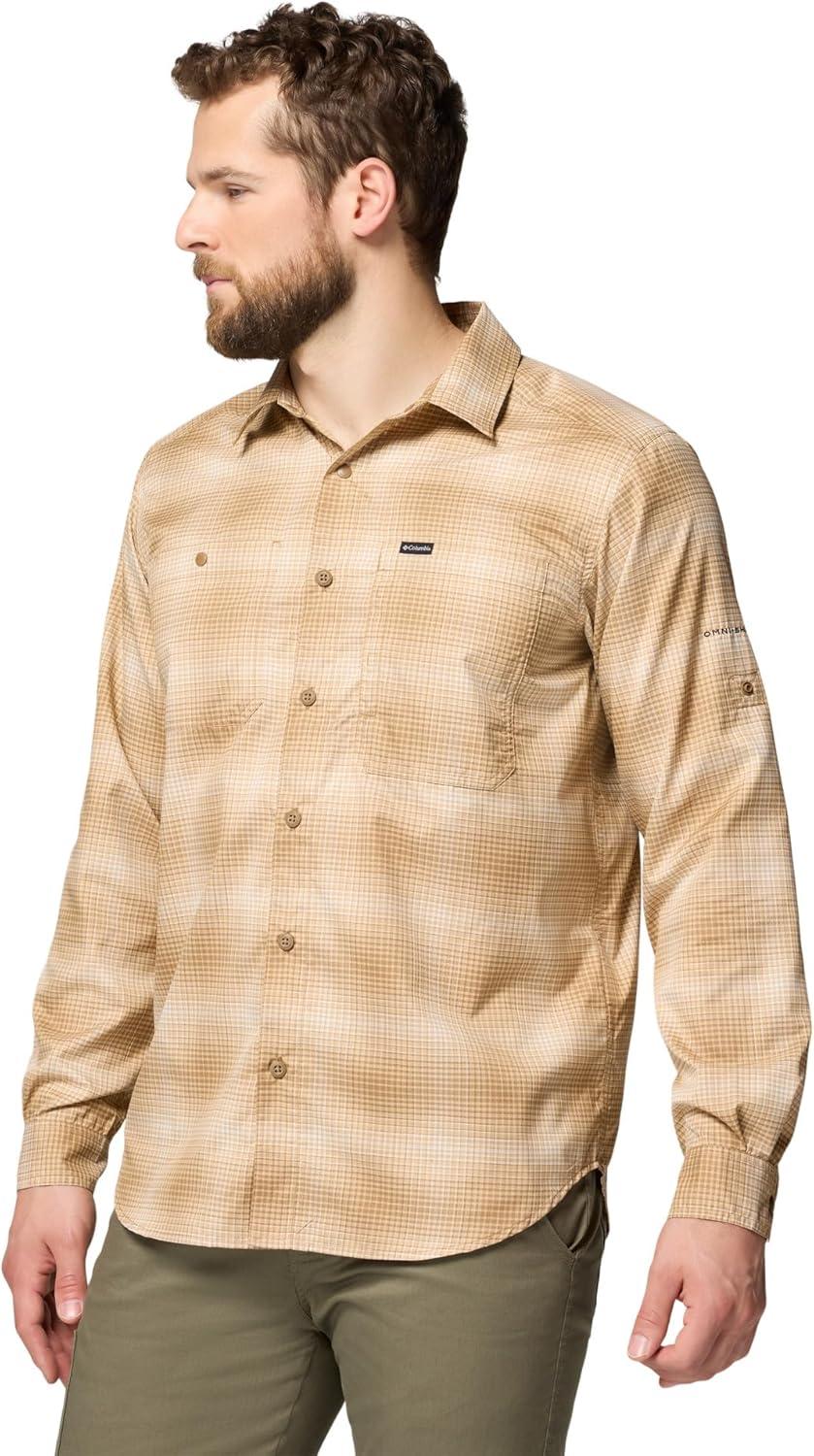 imageColumbia Mens Silver Ridge Utility Lite Plaid Long SleeveDelta Ridge Ombre