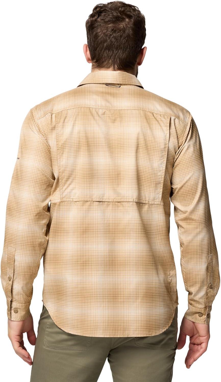 imageColumbia Mens Silver Ridge Utility Lite Plaid Long SleeveDelta Ridge Ombre