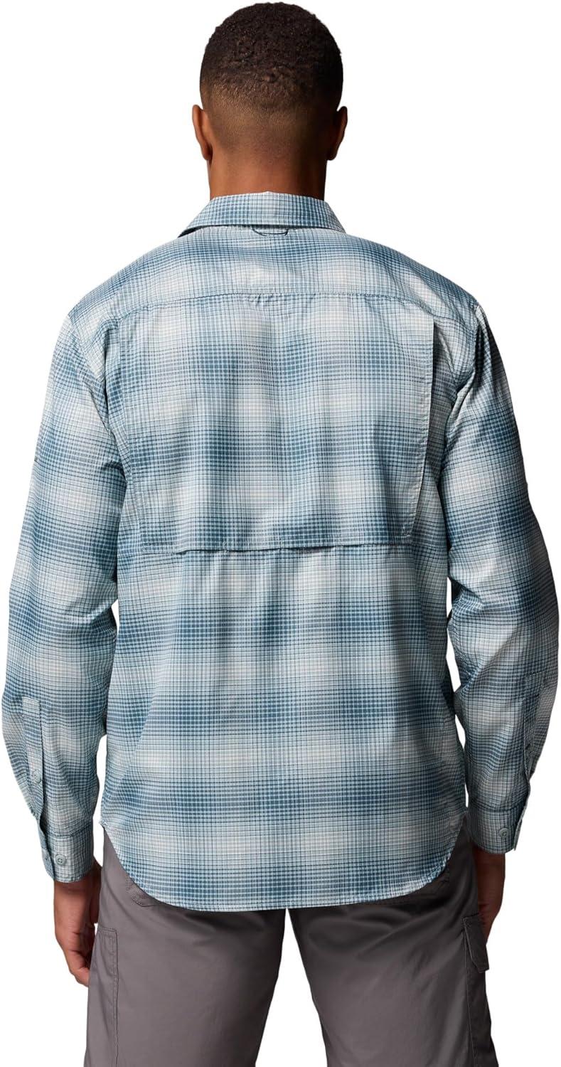 imageColumbia Mens Silver Ridge Utility Lite Plaid Long SleeveEverblue Ridge Ombre