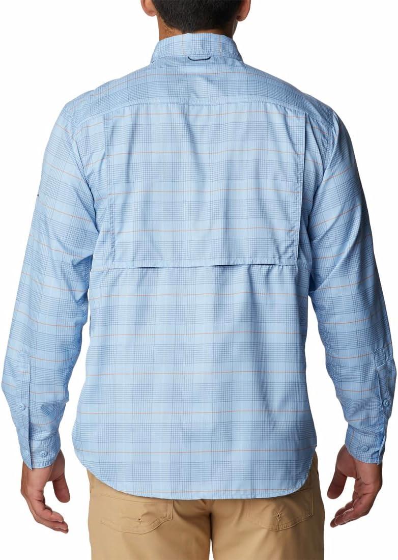 imageColumbia Mens Silver Ridge Utility Lite Plaid Long SleeveJet Stream Trail Crossing Plaid