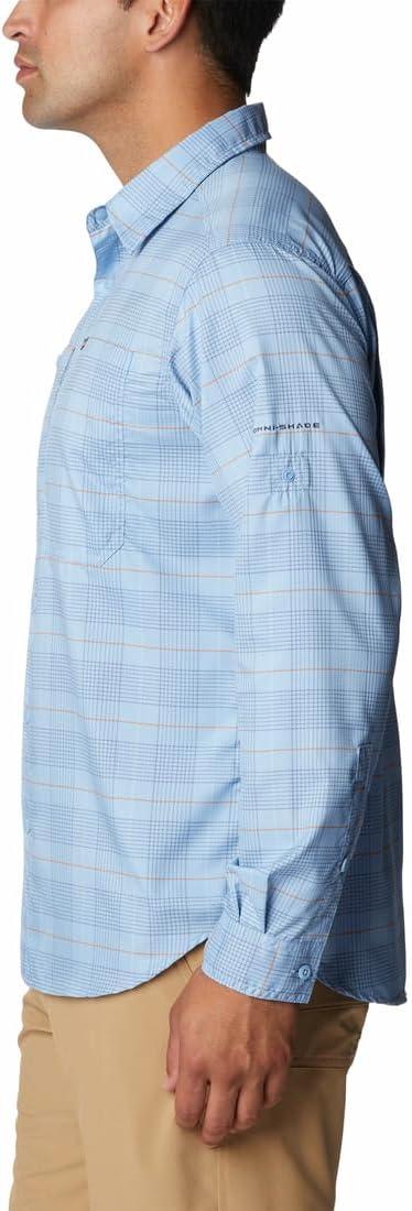 imageColumbia Mens Silver Ridge Utility Lite Plaid Long SleeveJet Stream Trail Crossing Plaid