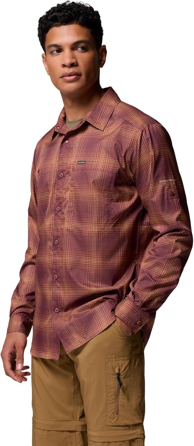 imageColumbia Mens Silver Ridge Utility Lite Plaid Long SleeveSpice Ridge Ombre