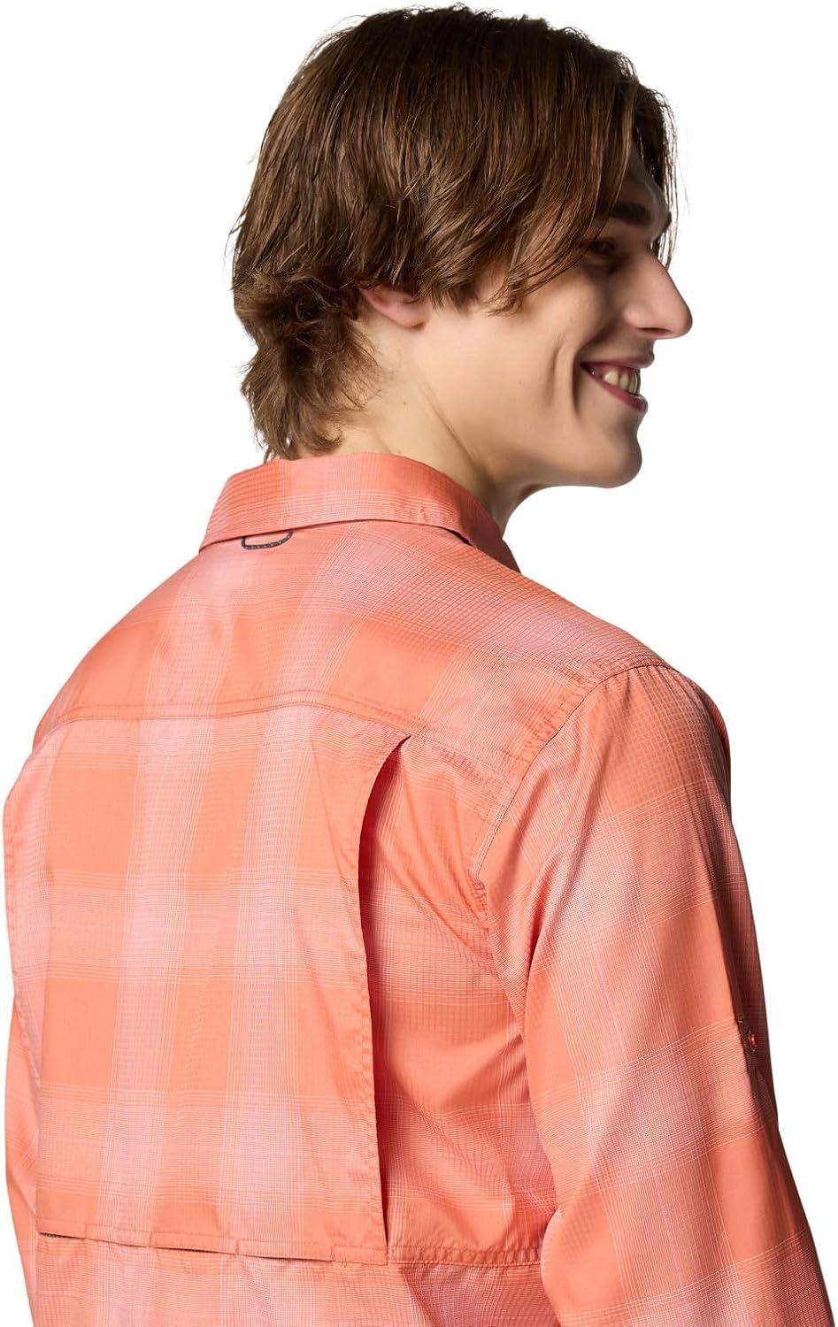 imageColumbia Mens Silver Ridge Utility Lite Plaid Long SleeveTuscan Large Blur Check