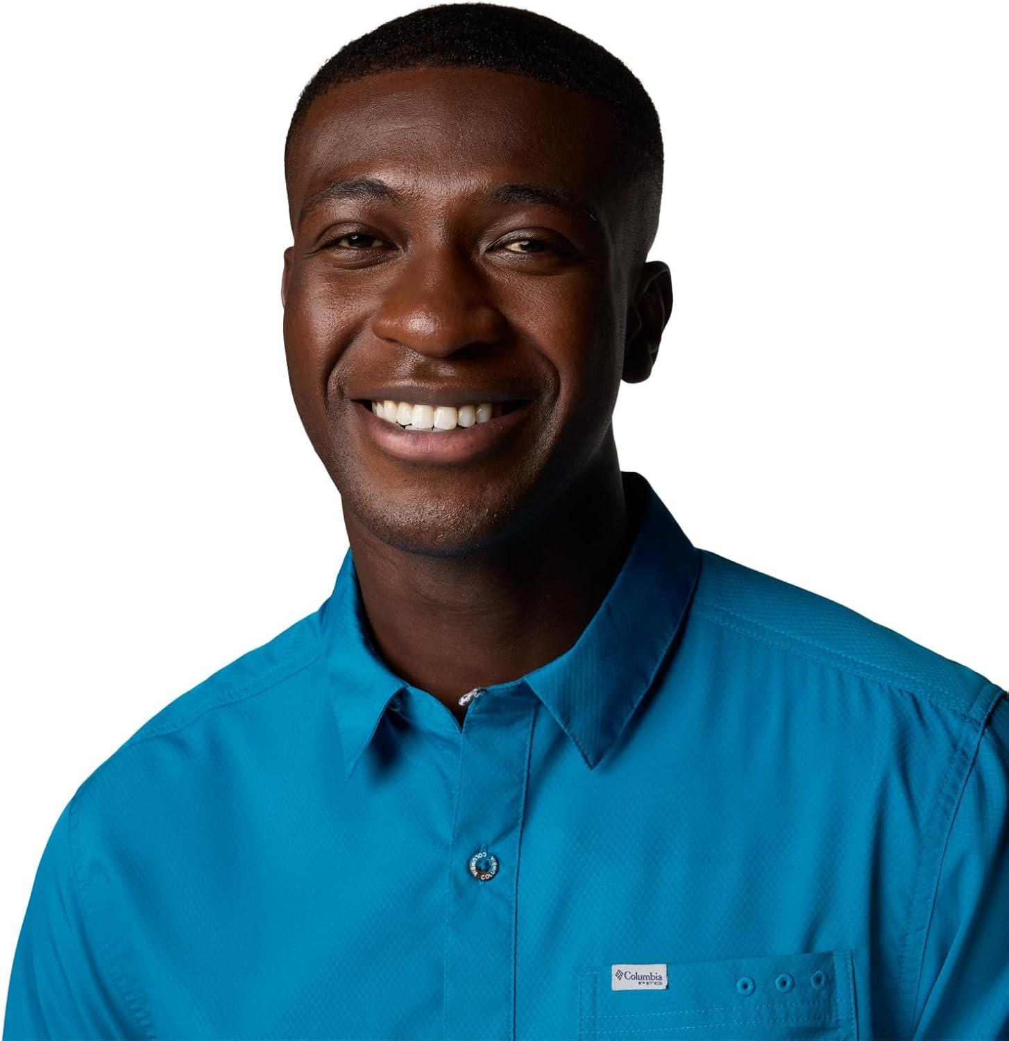 imageColumbia Mens Slack Tide Camp ShirtBlue Echo