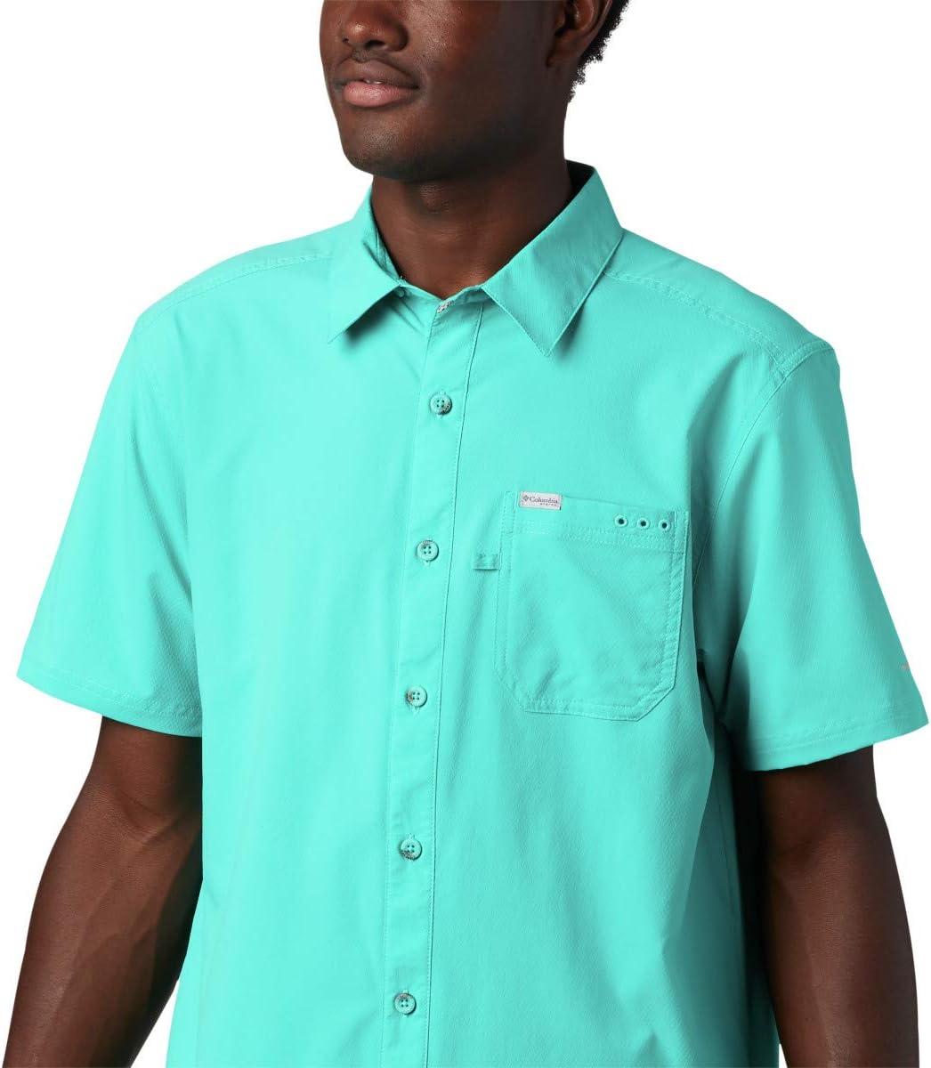 imageColumbia Mens Slack Tide Camp ShirtBright Aqua