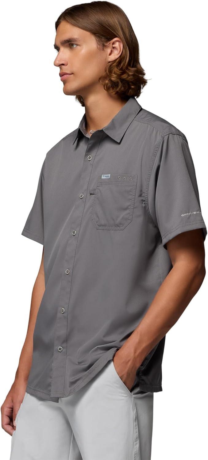 imageColumbia Mens Slack Tide Camp ShirtCity Grey