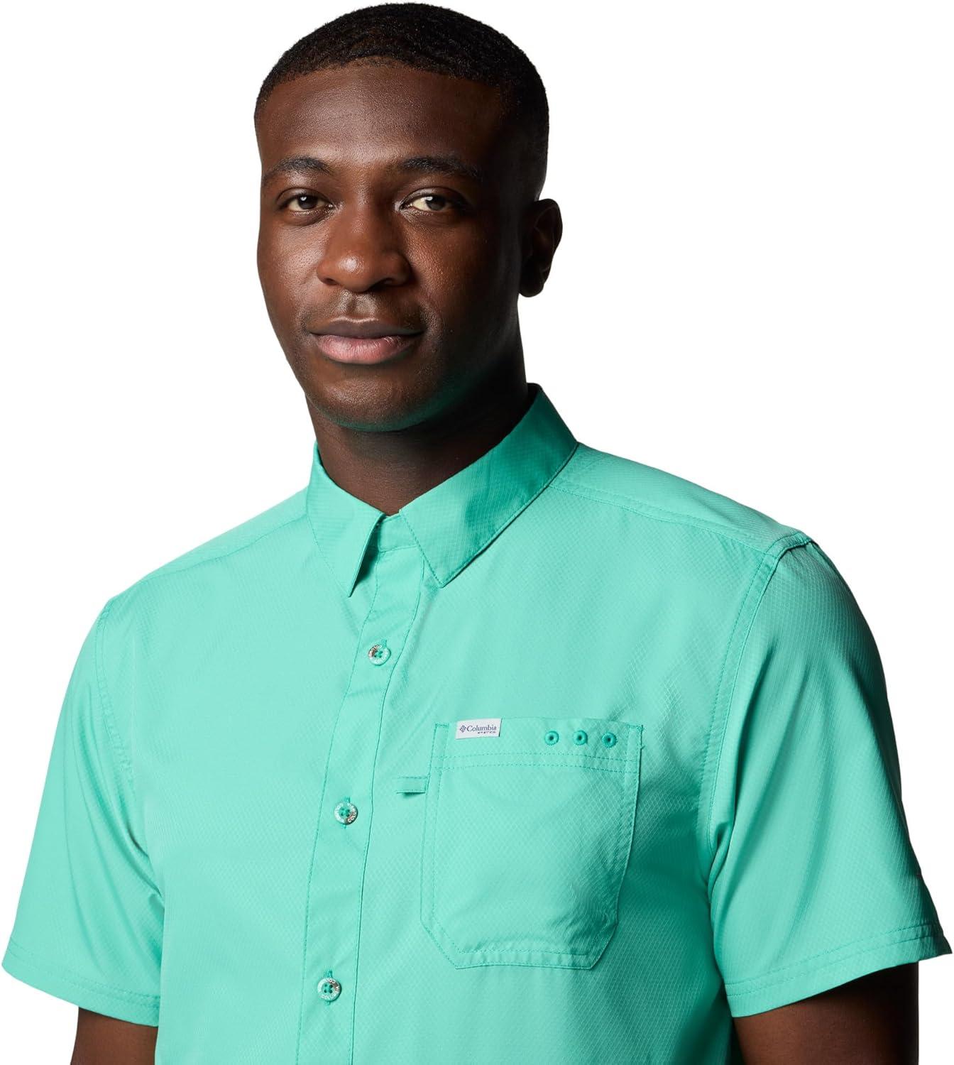 imageColumbia Mens Slack Tide Camp ShirtGlaze Green