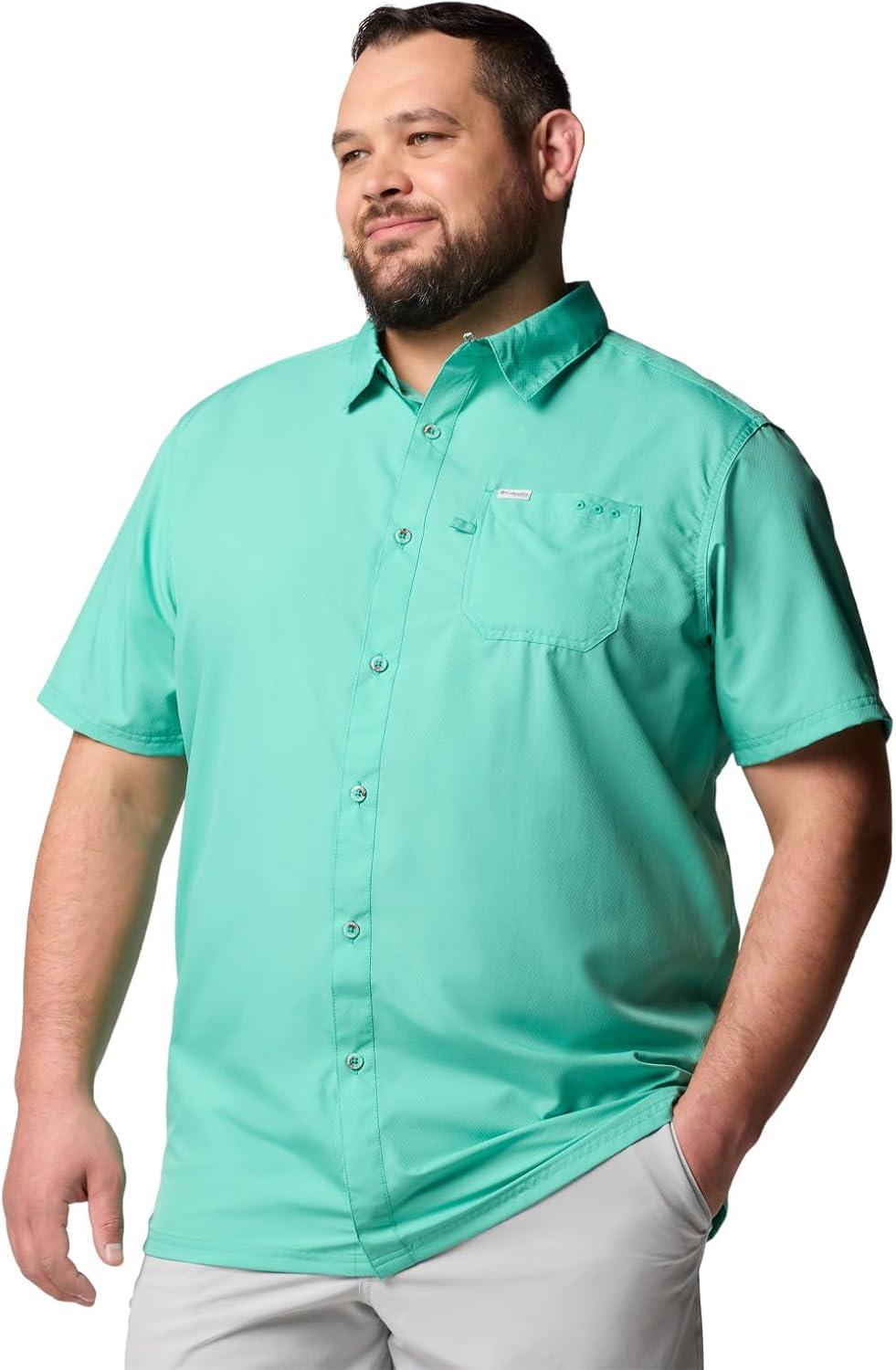 imageColumbia Mens Slack Tide Camp ShirtGlaze Green